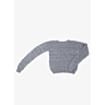 M1435 Openwork sweater with round collar in pdf format