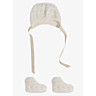 M1469 Bonnet and lacy booties in pdf format
