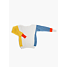 M1512 Colour block boat neck sweater in pdf format