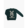 M1521 Round neck sweater with rabbit motif in pdf format