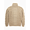 M1949 Roll neck cabled sweater in pdf format
