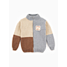 M1966 Three color zipper cardigan in pdf format