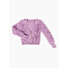 M2502 Lacy cardigan with V-nek and bobbles in pdf format