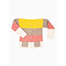 M2573 4 color cardigan in garter stitch in pdf format