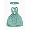 M2586 Skirt with straps & headband in recycled cotton in pdf format