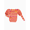 M2621 Thin sweater with balloon sleeves and chain collar in pdf format