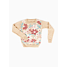 M2635 Floral motif round neck sweater in pdf format