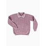 M2650 Textured sweater with Lace bordered collar in pdf format