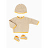 M2683 Set of sweater, hat & slippers in pdf format