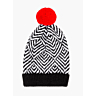 M2740 Fairisle hat with pompom in pdf format