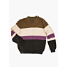 M2942 Round collar sweater with buttons on shoulder in pdf format