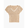 M6150 Short sleeve sweater with lace V neck Colombe in pdf format