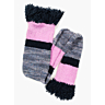 M6249 Tricolour scarf with fringes in pdf format