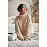 M6382 Roll-neck jumper with cabled sleeves pdf file