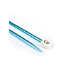 Straight needles, coloured aluminium, 6 mm - 30 cm