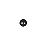 Pack of 5 buttons - 34 mm noir
