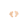 Pack of 6 22 mm boxwood foot buttons