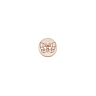 Lot de 6 boutons Papillon en noix de coco ⌀ 18 mm
