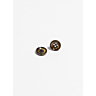 Pack of 6 satin marbled grey buttons  Ø15 mm café