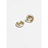 Pack of 6 metal buttons Ø22 mm or blanc