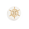 Lot de 6 boutons gouvernail Ø 20 mm