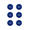 Lot de 6 boutons garçon marine Ø 15 mm