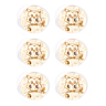Lot de 6 boutons chouette Ø 18 mm