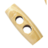 Natural boxwood toggles