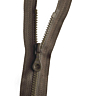Open end zip - khaki, 60 cm