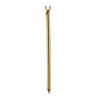 Beige open-end zip, 65 cm