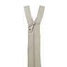 Open-end beige zipper, 50 cm