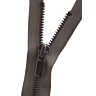 Dark grey open end zip, 40 cm