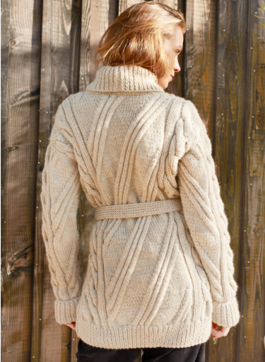 【I AM MARI】Blond Shawl Collar Open Cardigan Jacket Heavyweight Cashmere Shawl-collar Cardigan Sweater For Men