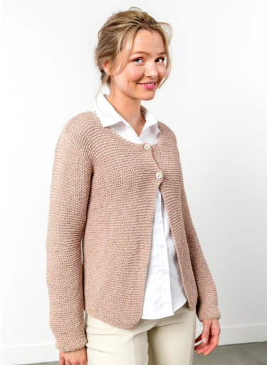 Garter stitch cardigan knitting pattern hotsell