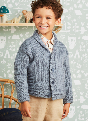 Cardigan with shawl collar - Bergère de France